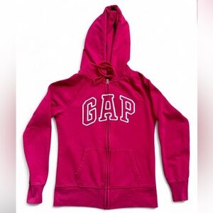 GAP Magenta Zip Up Hoodie